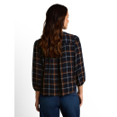 TOM TAILOR WOMEN Bluse navy camel beige