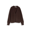 TOM TAILOR WOMEN Strickjacke java dark brown mel.