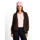 TOM TAILOR WOMEN Strickjacke java dark brown mel.