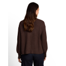 TOM TAILOR WOMEN Strickjacke java dark brown mel.