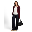 TOM TAILOR WOMEN Strickjacke preppy plum mel.