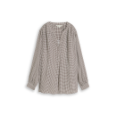 TOM TAILOR PLUS Bluse small brown dot