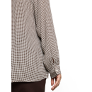 TOM TAILOR PLUS Bluse small brown dot