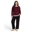 TOM TAILOR PLUS Sweat dark preppy plum