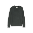 TOM TAILOR MAN Pullover darkest olive mel.
