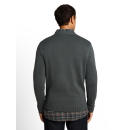TOM TAILOR MAN Pullover darkest olive mel.