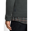 TOM TAILOR MAN Pullover darkest olive mel.