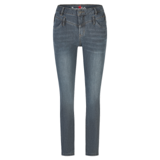BUENA VISTA Jeans Florida  cropped anthracite denim