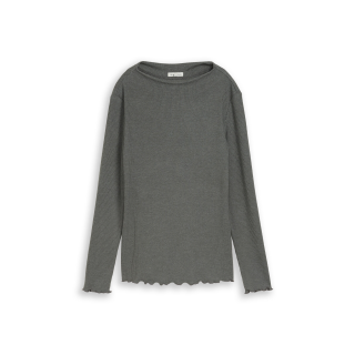 TOM TAILOR Woman Shirt dark olive mel.