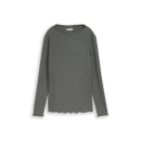 TOM TAILOR Woman Shirt dark olive mel.