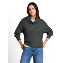 TOM TAILOR WOMEN Pullover dark olive mel.