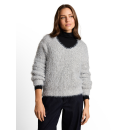 TOM TAILOR WOMEN Pullover light grey
