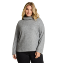 TOM TAILOR PLUS Sweat soft grey mel.