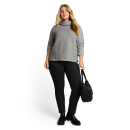 TOM TAILOR PLUS Sweat soft grey mel.