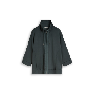 TOM TAILOR PLUS Sweatjacke darkest olive