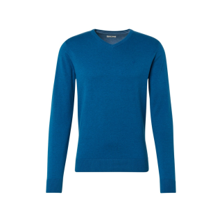 TOM TAILOR Basic V Pullover 18973 blue M