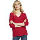 TOM TAILOR Pullover Strick rot 