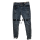 BUENA VISTA Malibu Zip K Stretch Jeans middle Blue mit Ziernähten XS