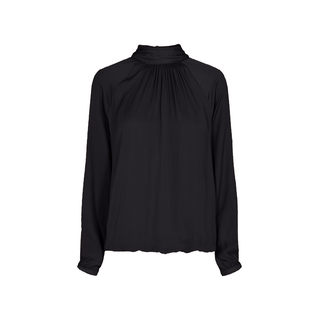 SOYACONCEPT Bluse mit Stehkragen schwarz XL