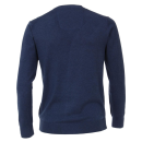 COSAMODA Pullover mit V-Ausschnitt blau L