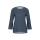 TOM TAILOR Sweatshirt strukturiert blau weiß S