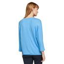 TOM TAILOR T-Shirt Oversize blau melange