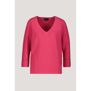 MONARI Pullover V-Ausschnitt hot pink 38