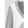 MONARI Pullover V-Ausschnitt mit Strass grau weiss