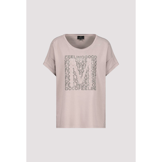 MONARI T-Shirt mit Strasssteinen truffle
