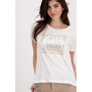 MONARI T-Shirt mit Print offwhite