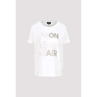 MONARI T-Shirt mit Glitzerprint offwhite