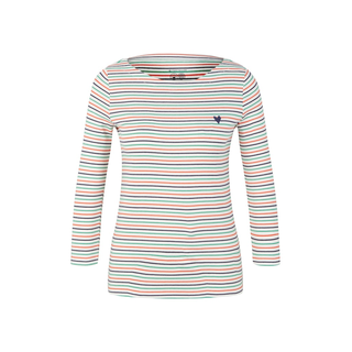 TOM TAILOR Shirt 3/4-Arm offwhite multi stripe