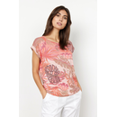 SOYACONCEPT T-Shirt SC-Galina mit Allover-Print coral hazel