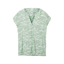 TOM TAILOR 1/2-Arm Bluse gemustert greensmall wavy