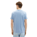 TOM TAILOR T-Shirt mit Henleyausschnitt greyish mid blue