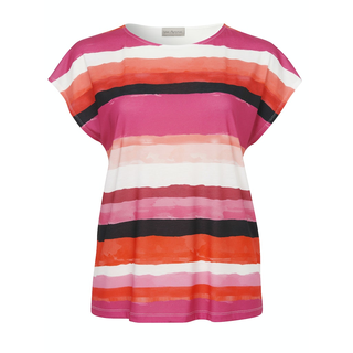 VIA APPIA  T-Shirt mit Print pink multicolor