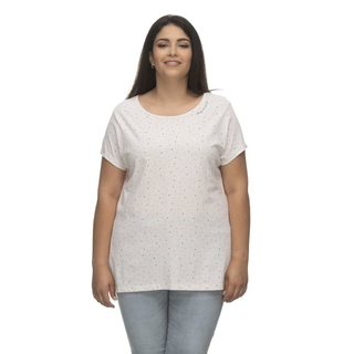 RAGWEAR T-Shirt Mintt dots plus white