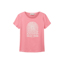 TOM TAILOR DENIM T-Shirt mit Print fresh pink