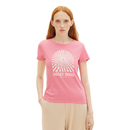 TOM TAILOR DENIM T-Shirt mit Print fresh pink