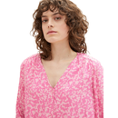 TOM TAILOR 3/4-Arm Bluse pink geo design