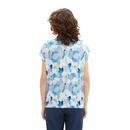TOM TAILOR Halbarm-Shirt gemustert blue shapes