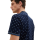 TOM TAILOR Polo-Shirt mit Allover-Print navy