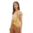 TOM TAILOR T-Shirt mit Print fawn beige