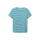 TOM TAILOR T-Shirt mit Stickerei petrol stripe