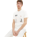 TOM TAILOR T-Shirt mit Fotoprint offwhite
