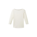 TOM TAILOR T-Shirt mit U-Boot offwhite