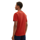 TOM TAILOR T-Shirt mit Print velvet red