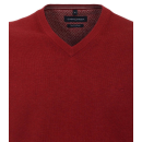 CASAMODA Pullover mit V-Ausschnitt rot