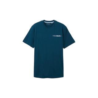 TOM TAILOR T-Shirt mit Print deep pond green