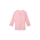 TOM TAILOR Bluse pink offwhite stripe